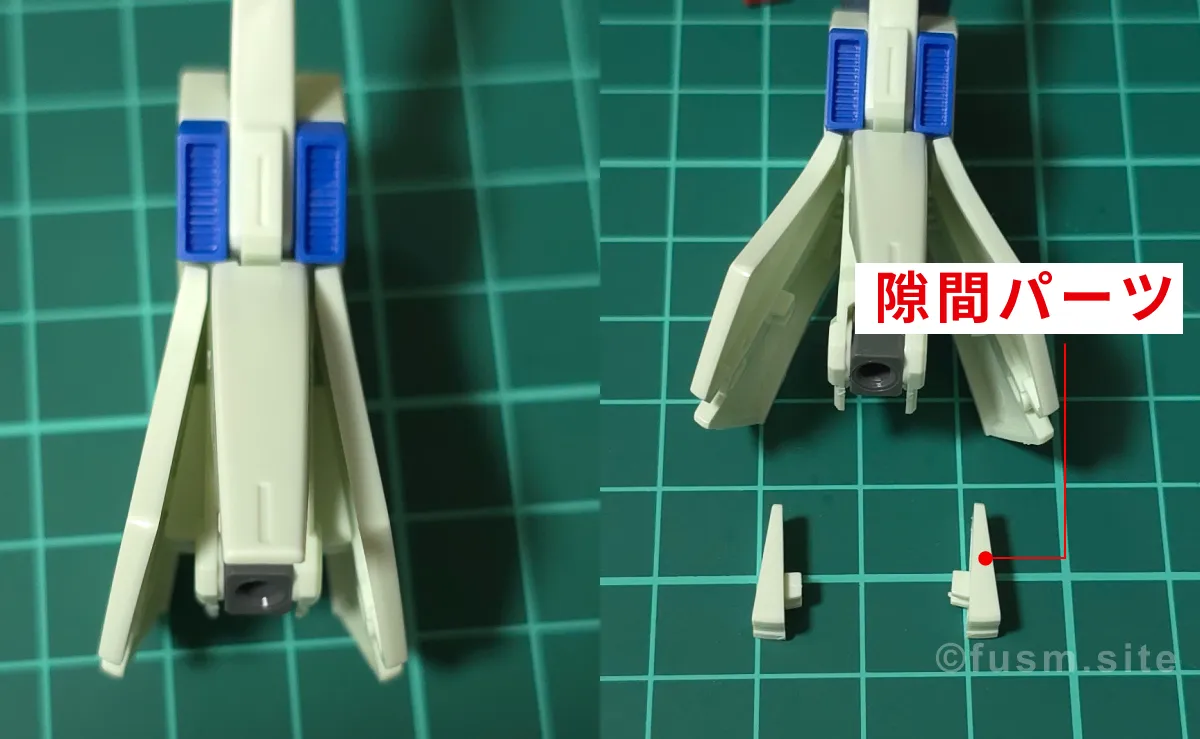 【レビュー】HGUC ZZガンダム パーツ・構造・組み立て 05