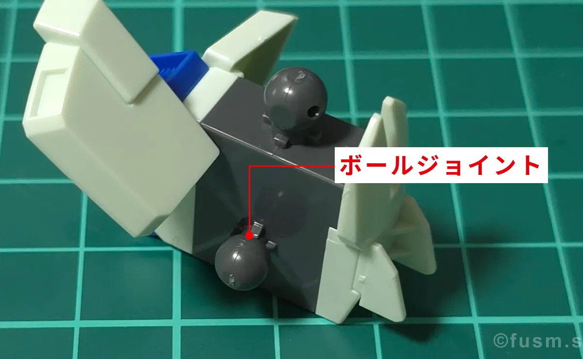【レビュー】HGUC ZZガンダム パーツ・構造・組み立て 09