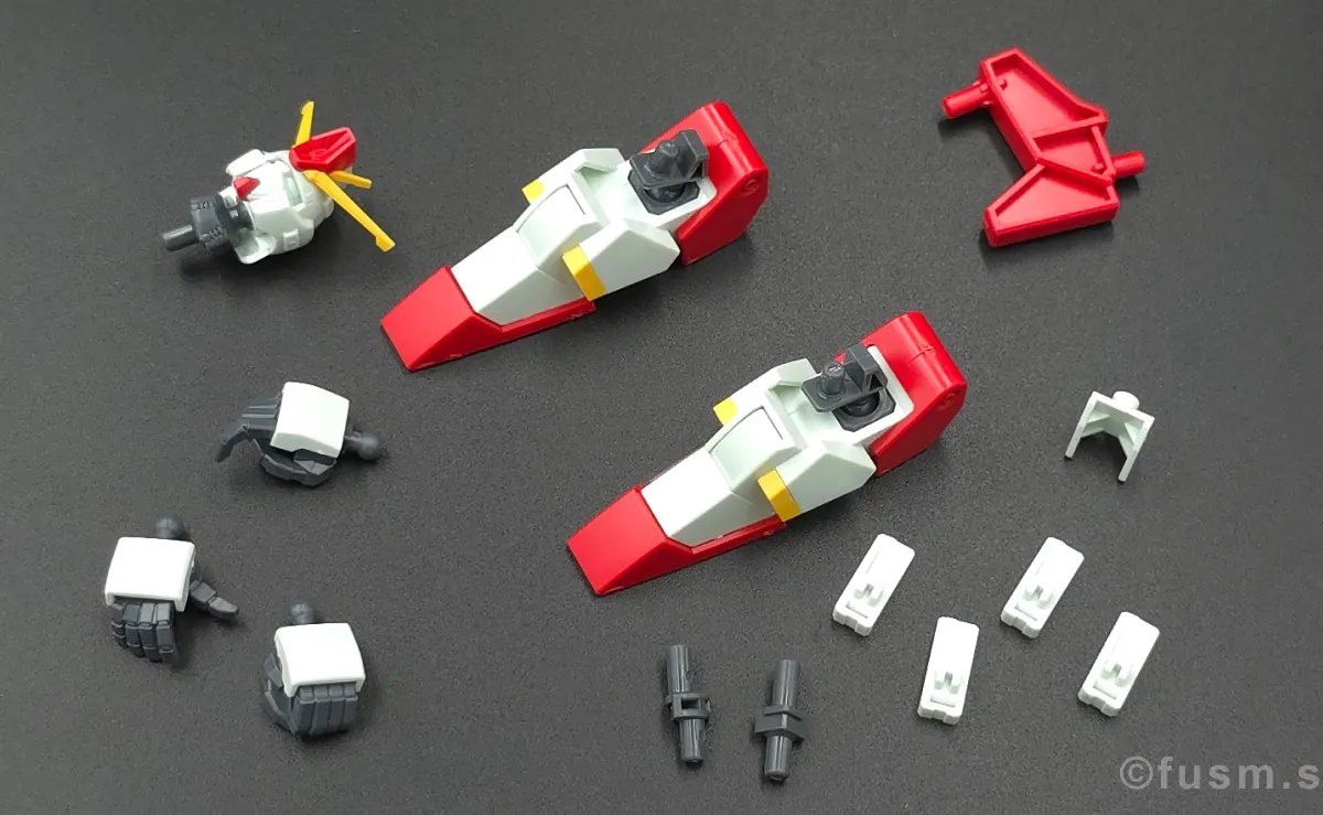 【レビュー】HGUC ZZガンダム 変形 05