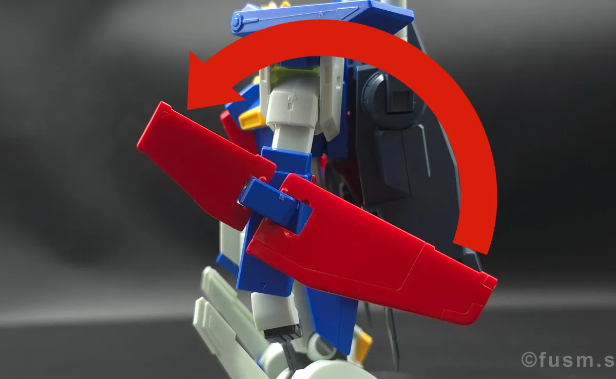 【レビュー】HGUC ZZガンダム 腕部ディテール 可動域 00