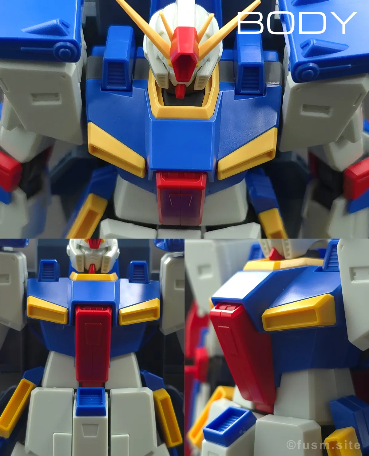 【レビュー】HGUC ZZガンダム 胴体ディテール 01