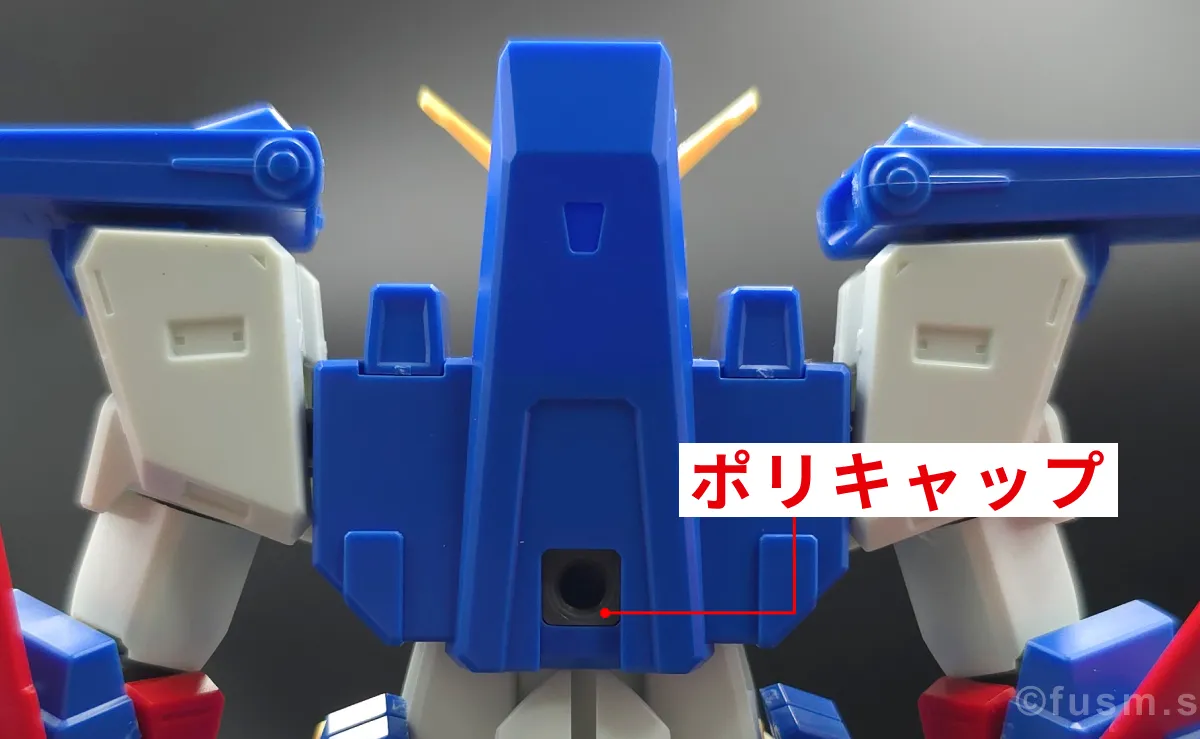 【レビュー】HGUC ZZガンダム 胴体ディテール 04