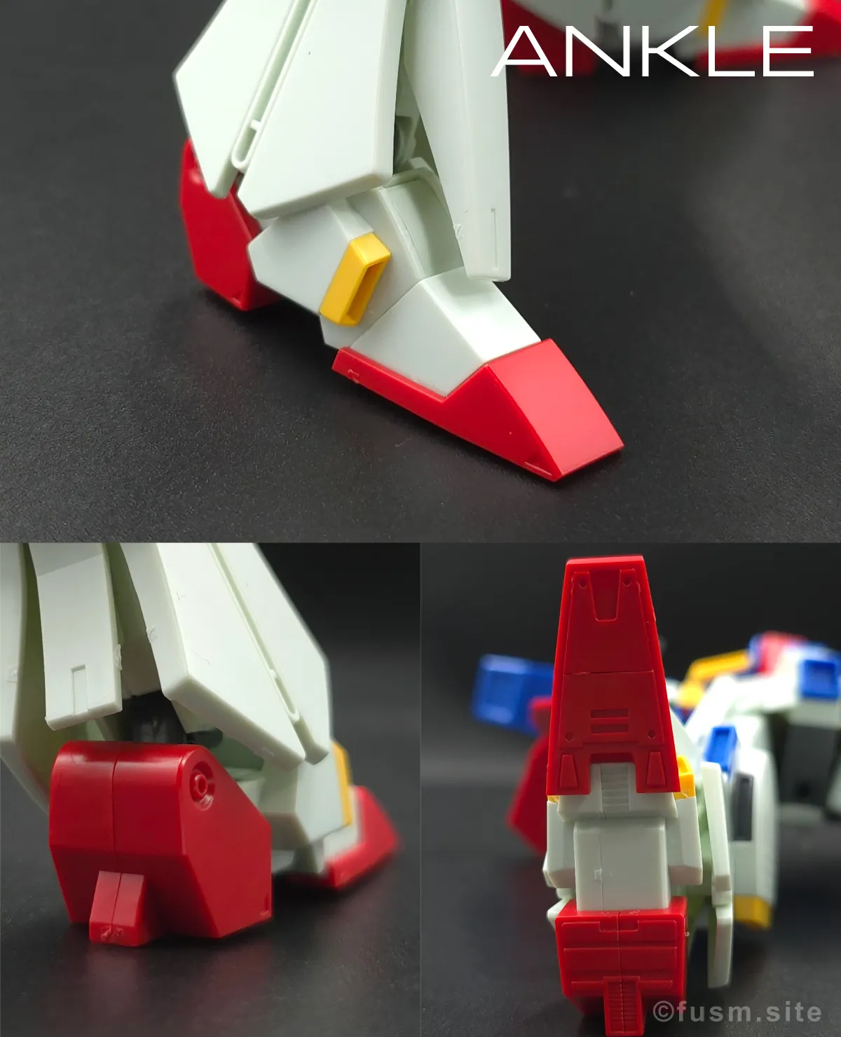 【レビュー】HGUC ZZガンダム 脚部ディテール 02