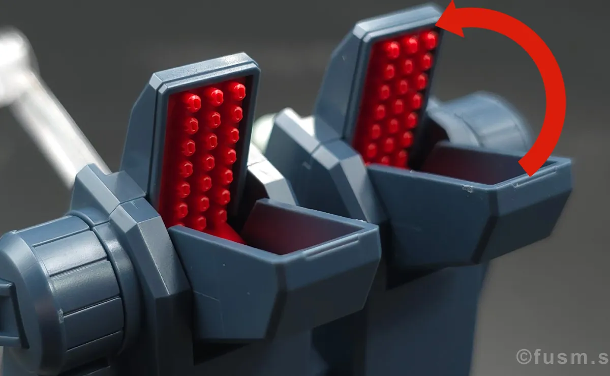 【レビュー】HGUC ZZガンダム 可動域 03