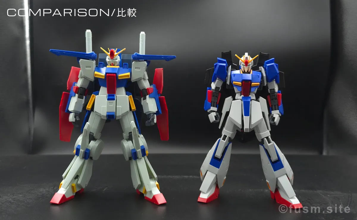【レビュー】HGUC ZZガンダム 比較 01