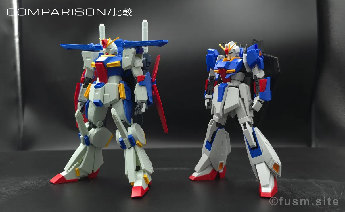 【レビュー】HGUC ZZガンダム 比較 02