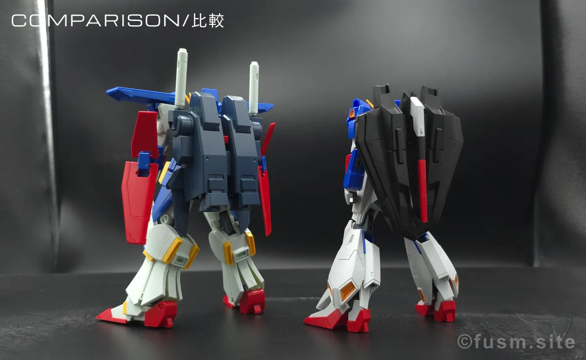 【レビュー】HGUC ZZガンダム 比較 03