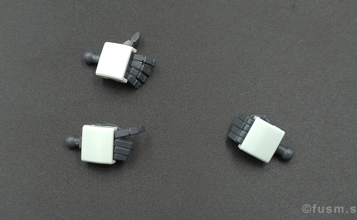 【レビュー】HGUC ZZガンダム 付属品 01