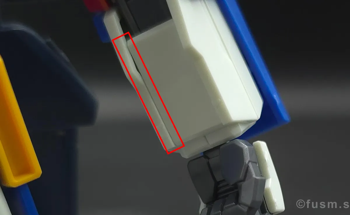 【レビュー】HGUC ZZガンダム 合わせ目 02