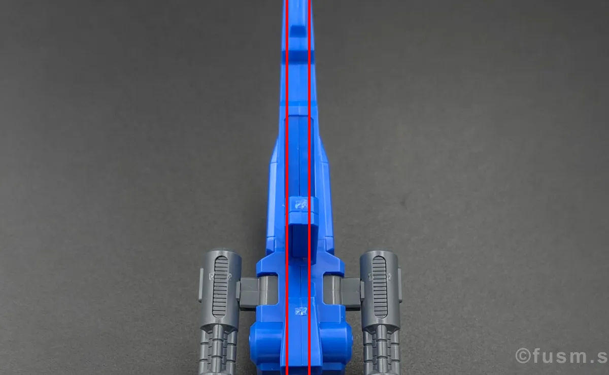 【レビュー】HGUC ZZガンダム 合わせ目 04