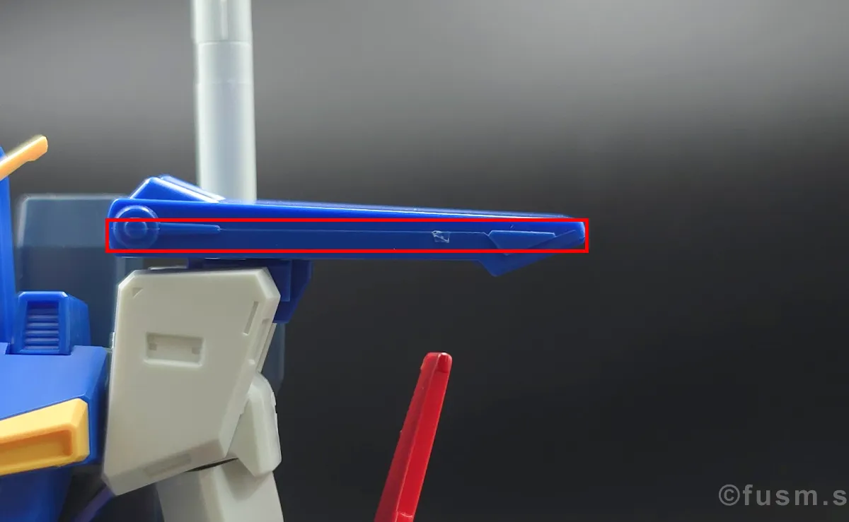 【レビュー】HGUC ZZガンダム 合わせ目 05