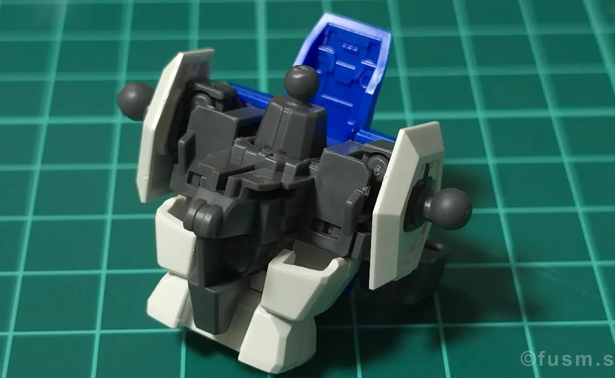 【レビュー】HGUC Z(ゼータ)ガンダム|エボリューションプロジェクト第1弾 パーツ・構造・組み立て 04