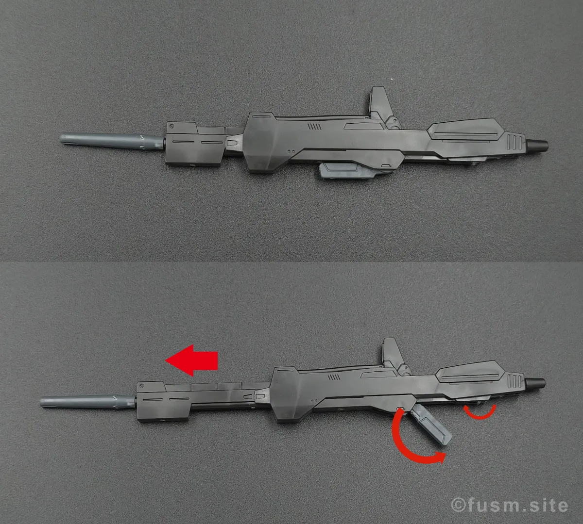 【レビュー】HGUC Z(ゼータ)ガンダム|エボリューションプロジェクト第1弾 付属品 04