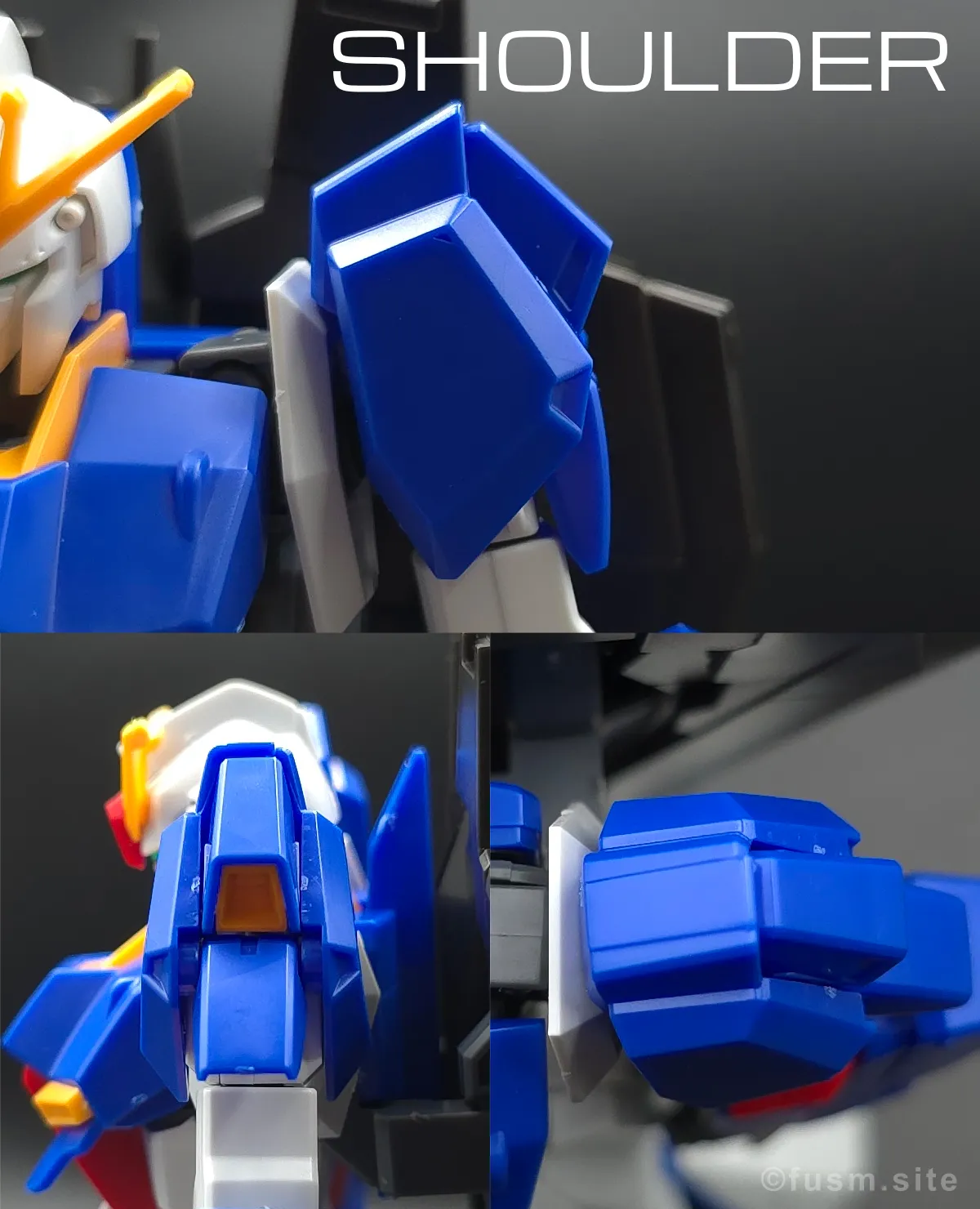 【レビュー】HGUC Z(ゼータ)ガンダム|エボリューションプロジェクト第1弾 肩ディテール 01
