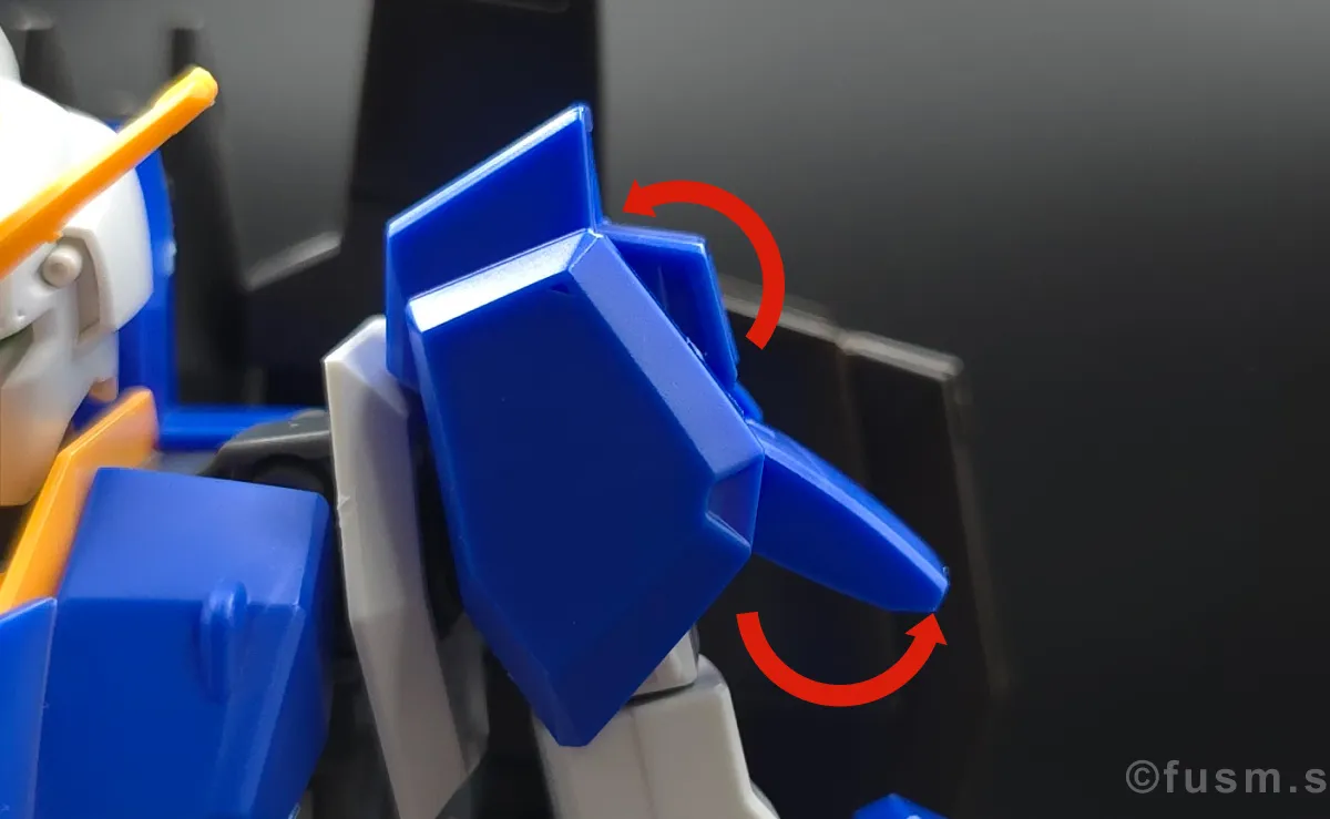 【レビュー】HGUC Z(ゼータ)ガンダム|エボリューションプロジェクト第1弾 肩ディテール 可動域 01
