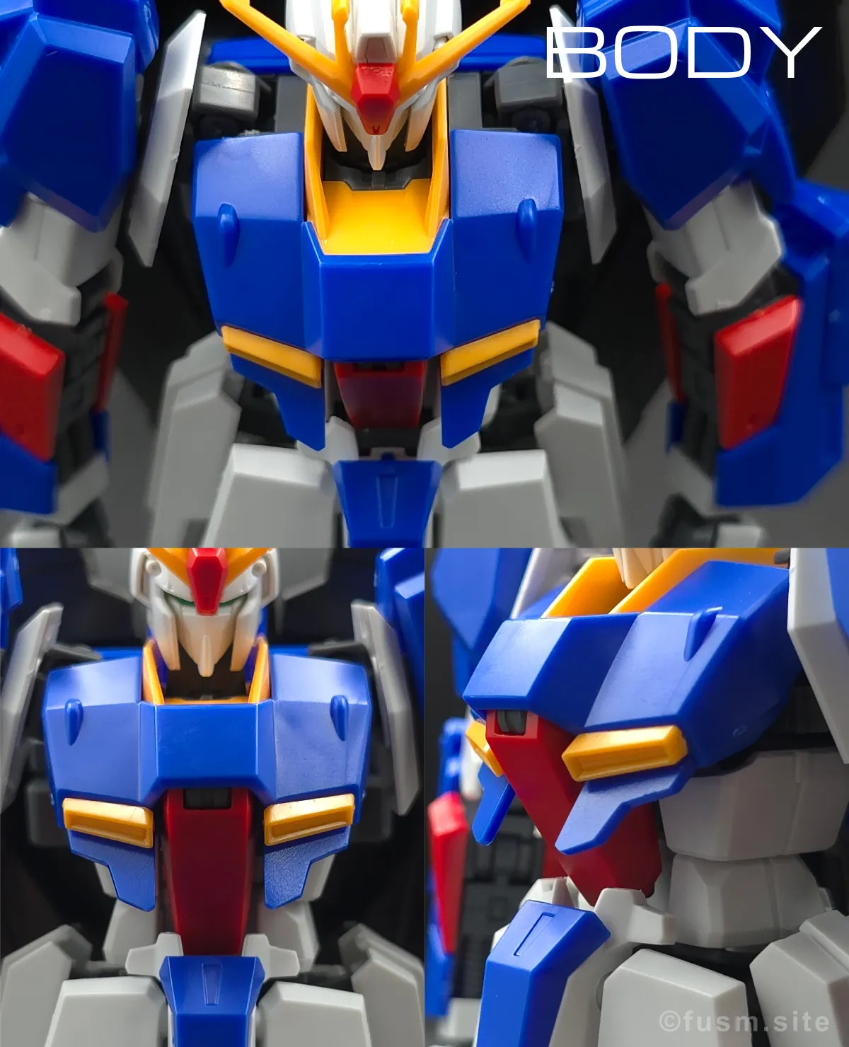 【レビュー】HGUC Z(ゼータ)ガンダム|エボリューションプロジェクト第1弾 胴体ディテール 01