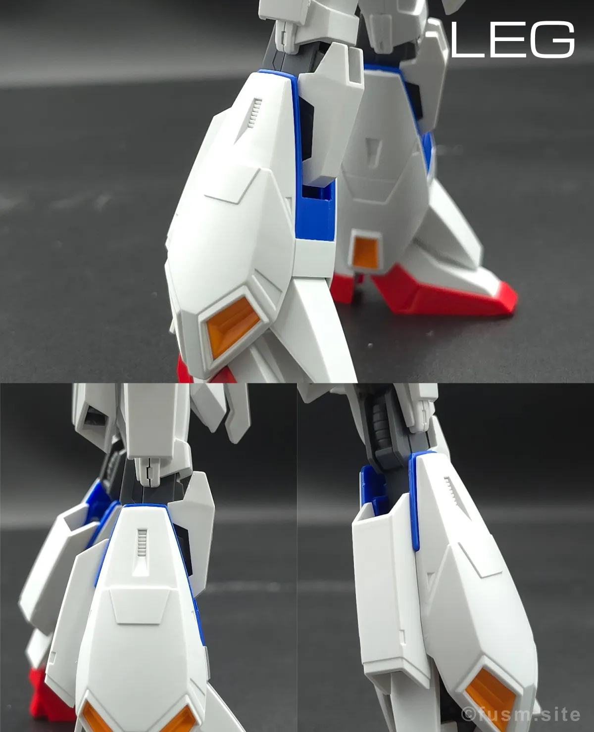 【レビュー】HGUC Z(ゼータ)ガンダム|エボリューションプロジェクト第1弾 脚部ディテール 01