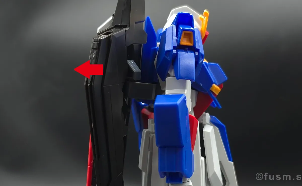 【レビュー】HGUC Z(ゼータ)ガンダム|エボリューションプロジェクト第1弾 バックパックレビュー 可動域 03