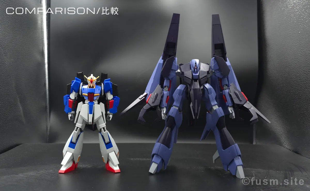 【レビュー】HGUC Z(ゼータ)ガンダム|エボリューションプロジェクト第1弾 比較 01