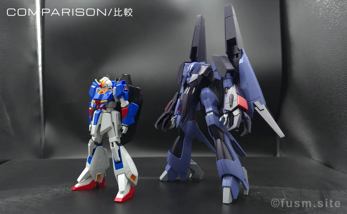【レビュー】HGUC Z(ゼータ)ガンダム|エボリューションプロジェクト第1弾 比較 02