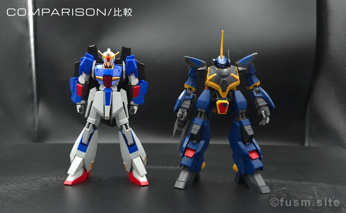 【レビュー】HGUC Z(ゼータ)ガンダム|エボリューションプロジェクト第1弾 比較 03