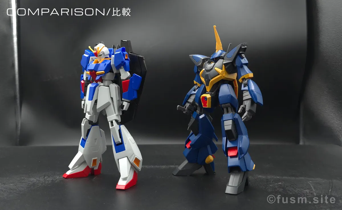 【レビュー】HGUC Z(ゼータ)ガンダム|エボリューションプロジェクト第1弾 比較 04