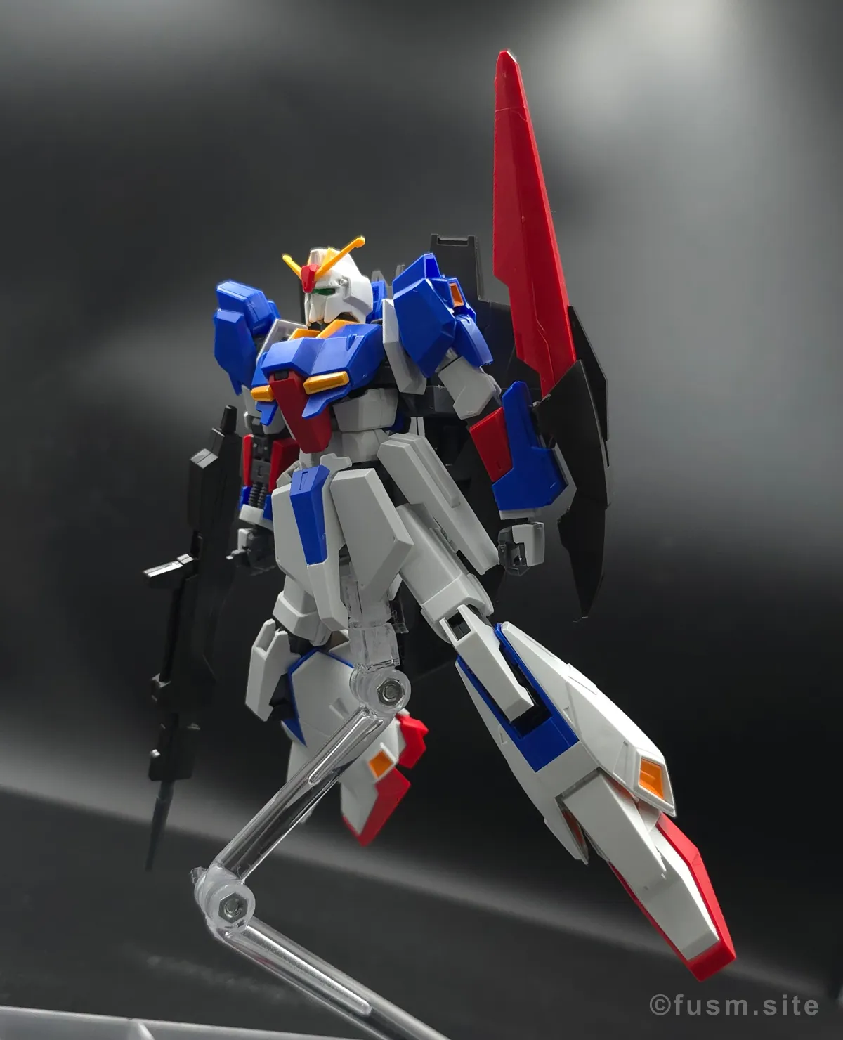 【レビュー】HGUC Z(ゼータ)ガンダム|エボリューションプロジェクト第1弾 ポージング 01