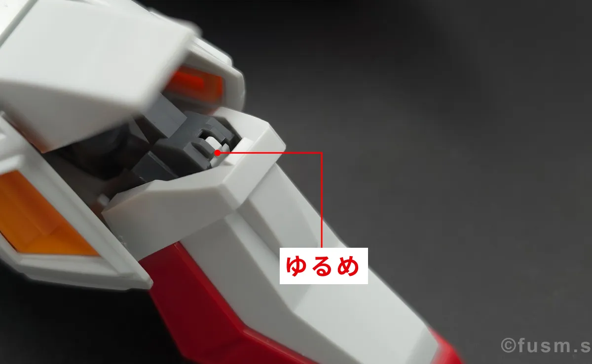 【レビュー】HGUC Z(ゼータ)ガンダム|エボリューションプロジェクト第1弾 耐久力が弱い箇所 04