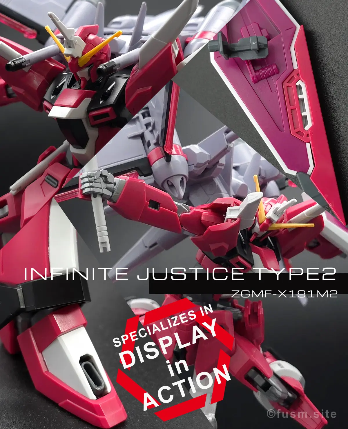 【レビュー】HG インフィニットジャスティスガンダム弐式｜違いは？ コラージュ 01