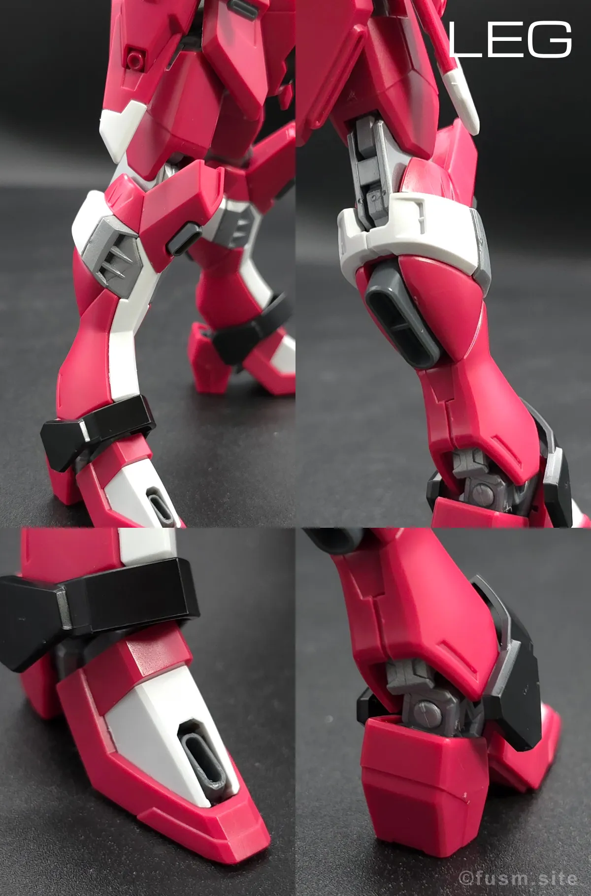 【レビュー】HG インフィニットジャスティスガンダム弐式｜違いは？ 脚部ディテール 01