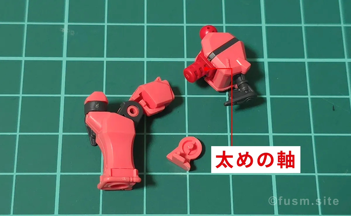 【HG 赤いガンダム レビュー】プレイバリュー激高ガンプラ! パーツ・構造・組み立て 05