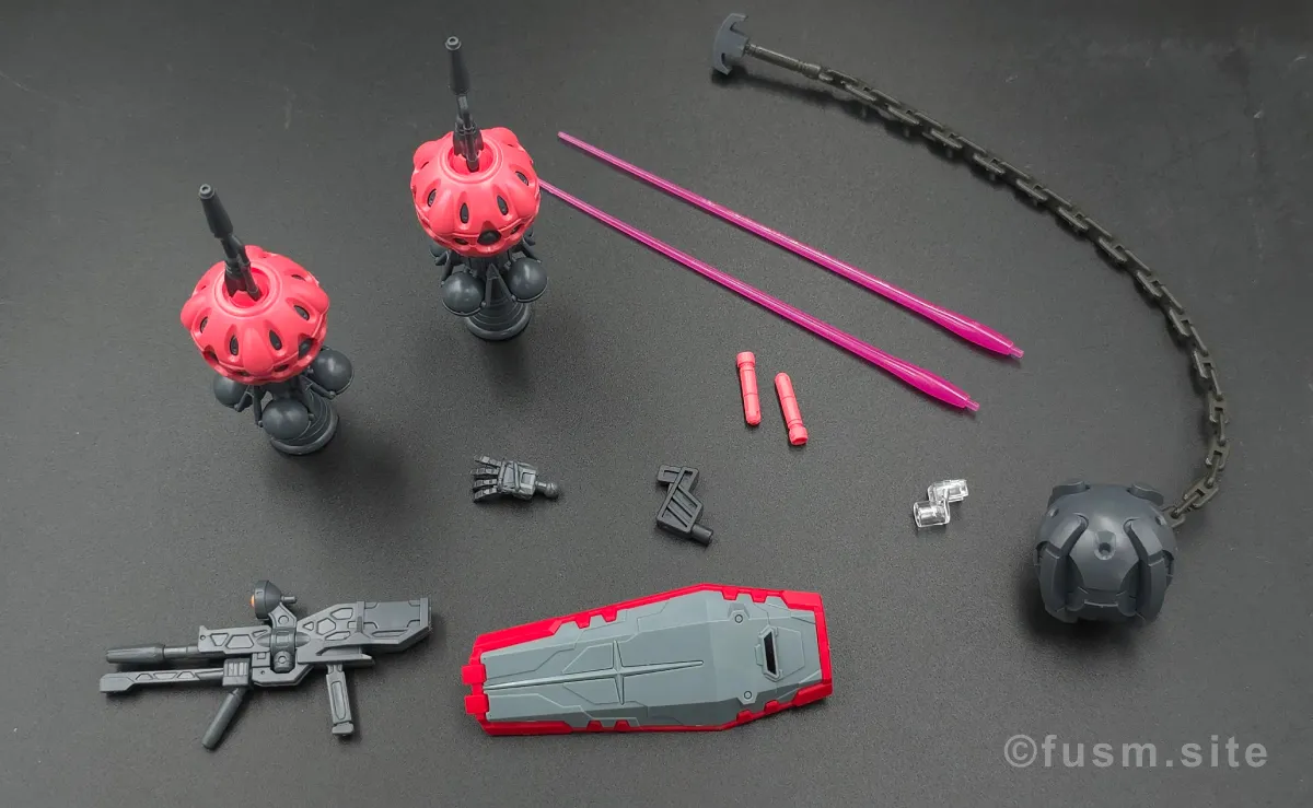 【HG 赤いガンダム レビュー】プレイバリュー激高ガンプラ! 武装 01