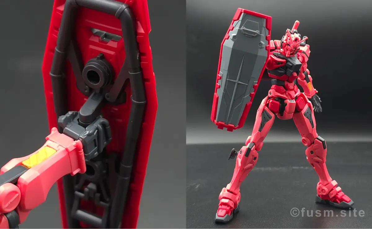 【HG 赤いガンダム レビュー】プレイバリュー激高ガンプラ! 武装 1