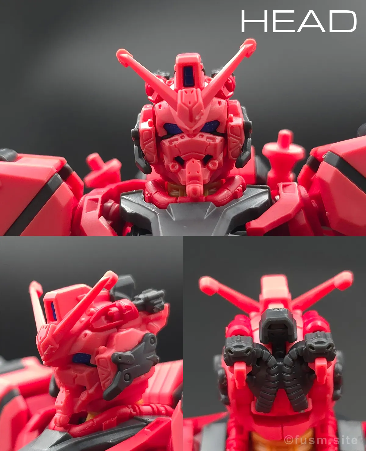 【HG 赤いガンダム レビュー】プレイバリュー激高ガンプラ! 頭部ディテール 01
