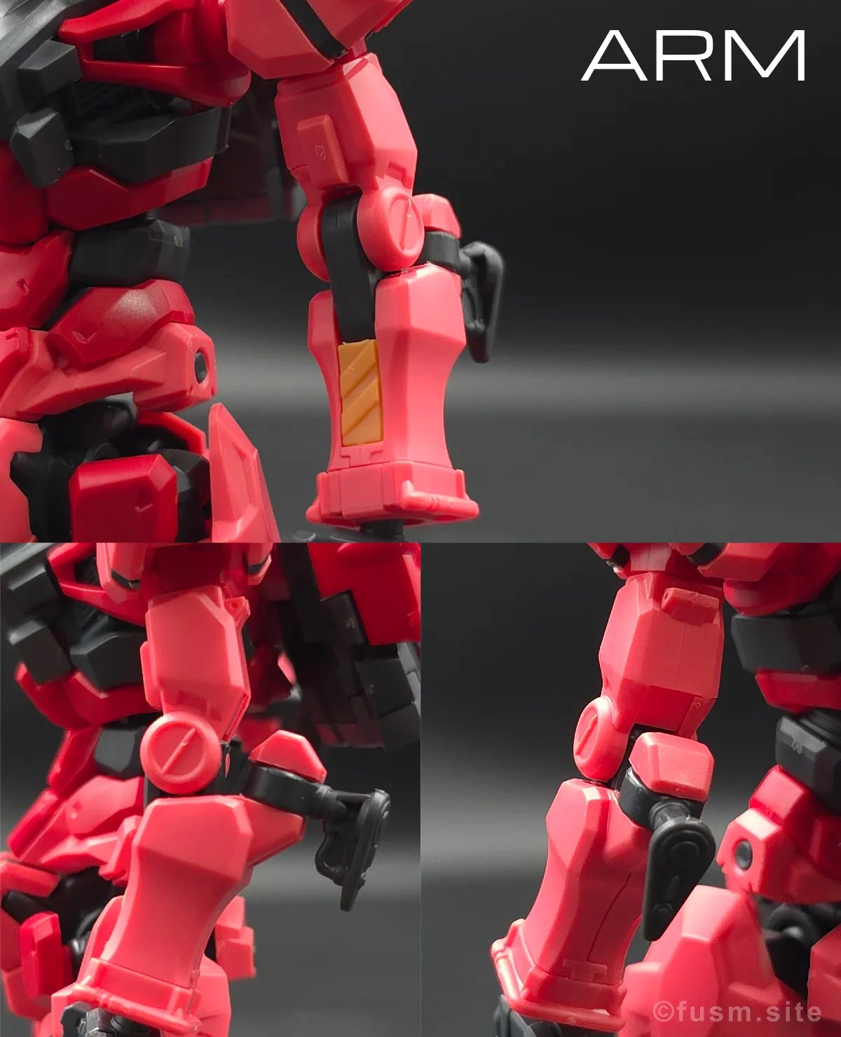【HG 赤いガンダム レビュー】プレイバリュー激高ガンプラ! 腕部ディテール 01