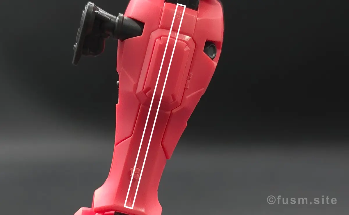 【HG 赤いガンダム レビュー】プレイバリュー激高ガンプラ! 脚部ディテール 04