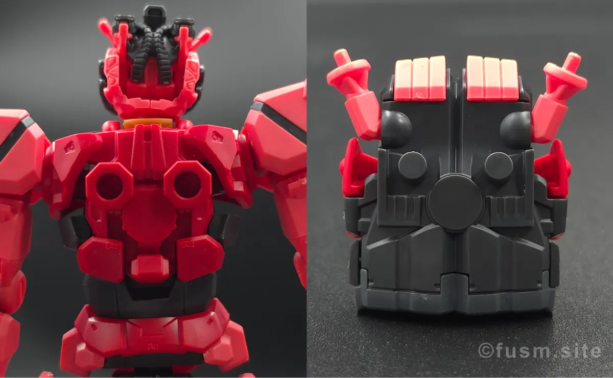 【HG 赤いガンダム レビュー】プレイバリュー激高ガンプラ! バックパックレビュー 02