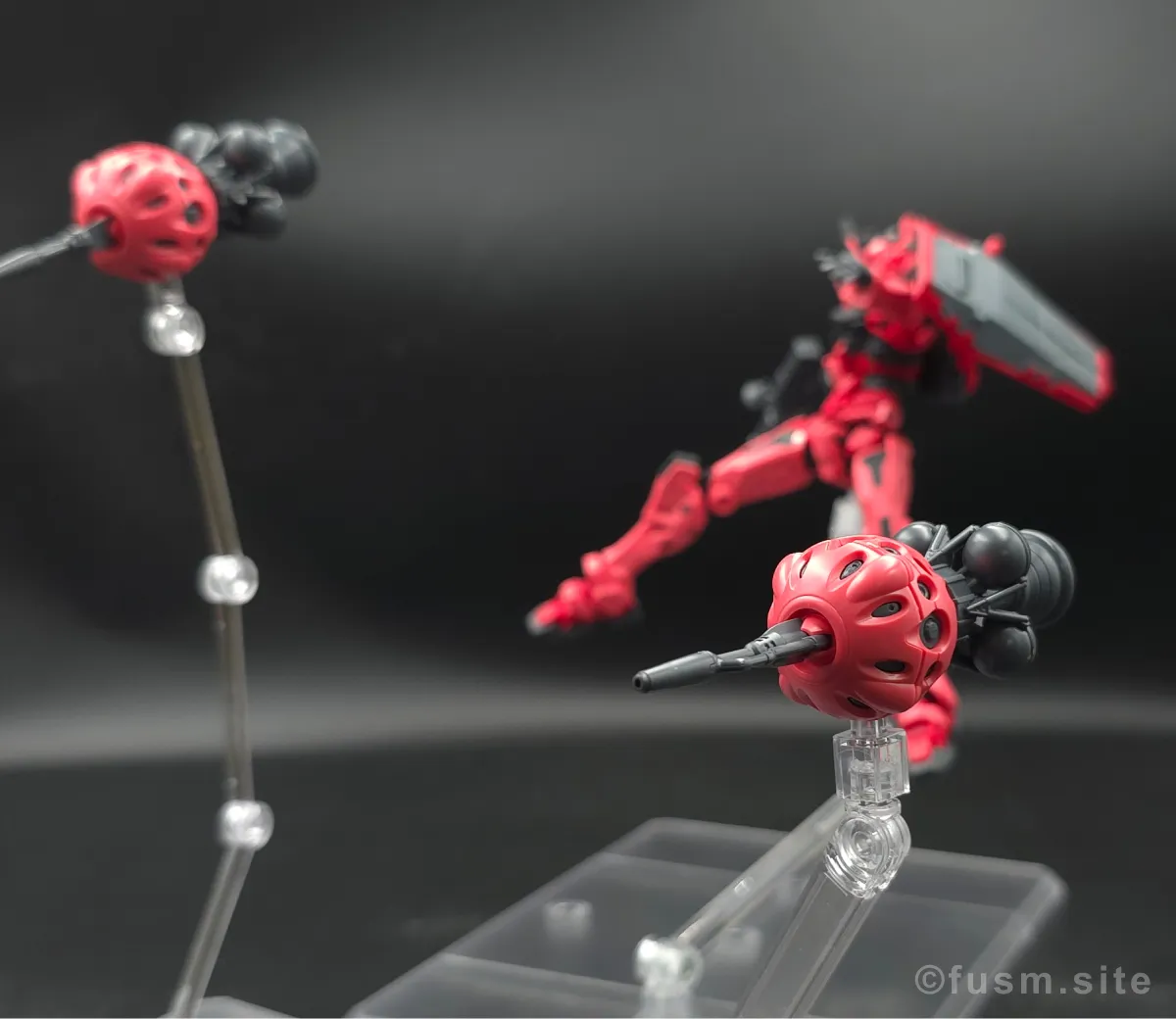 【HG 赤いガンダム レビュー】プレイバリュー激高ガンプラ! ポージング 10