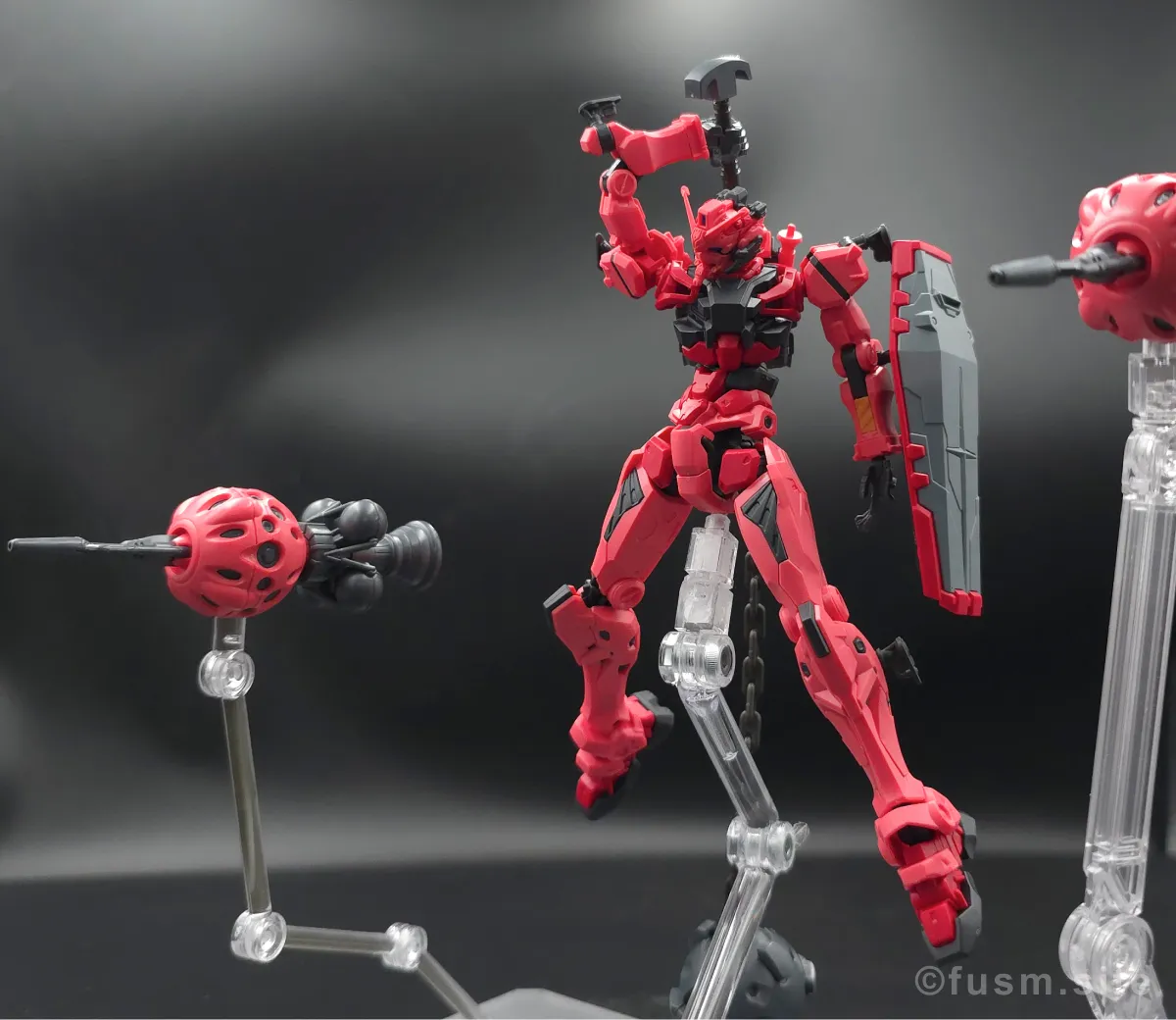【HG 赤いガンダム レビュー】プレイバリュー激高ガンプラ! ポージング 22