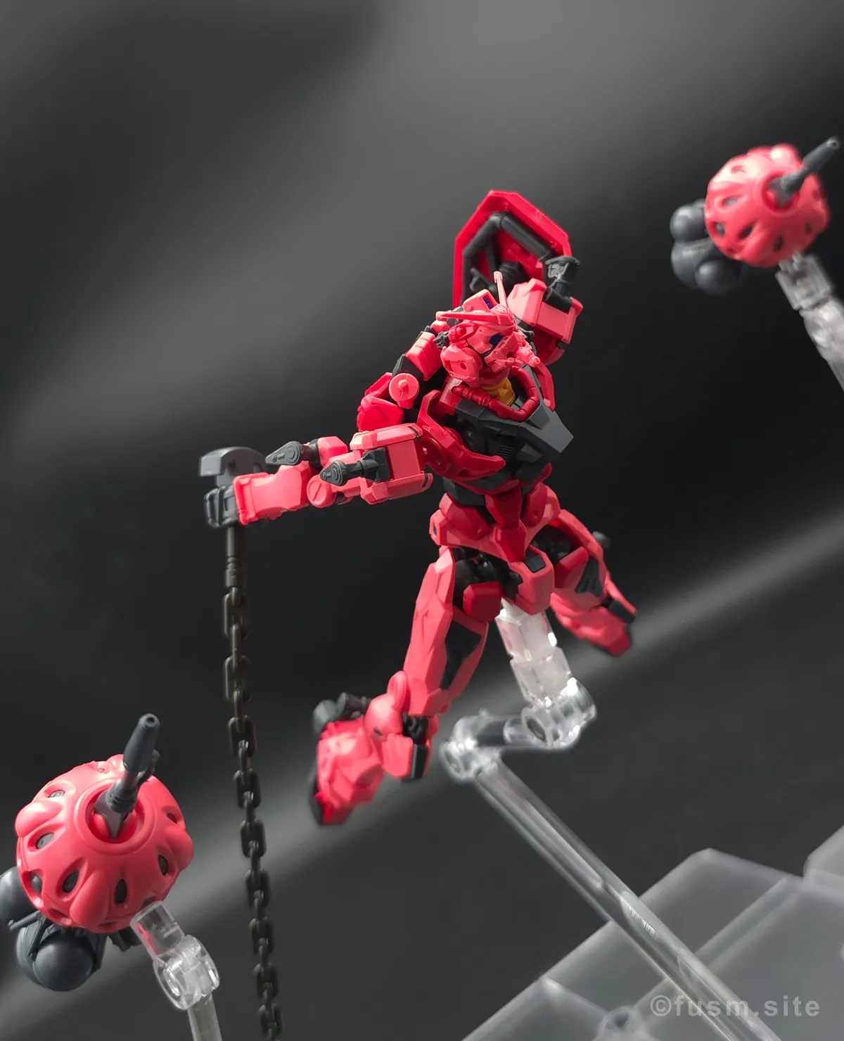 【HG 赤いガンダム レビュー】プレイバリュー激高ガンプラ! ポージング 23