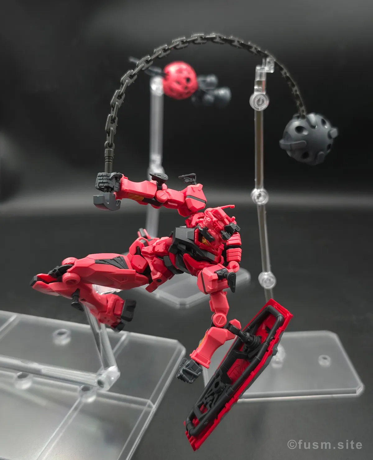 【HG 赤いガンダム レビュー】プレイバリュー激高ガンプラ! ポージング 24