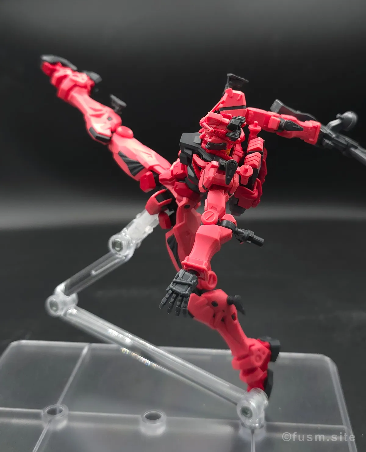【HG 赤いガンダム レビュー】プレイバリュー激高ガンプラ! ポージング 26