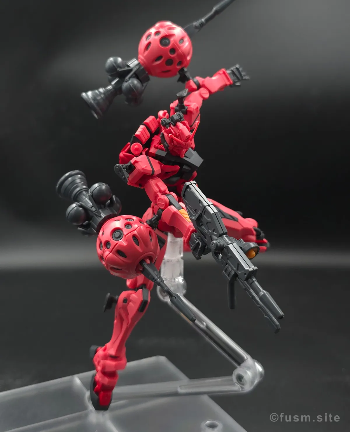 【HG 赤いガンダム レビュー】プレイバリュー激高ガンプラ! ポージング 27