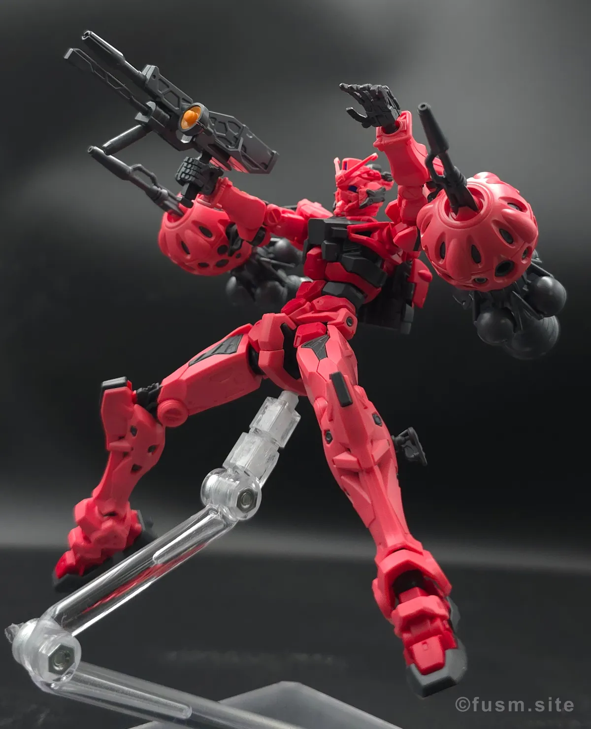 【HG 赤いガンダム レビュー】プレイバリュー激高ガンプラ! ポージング 28