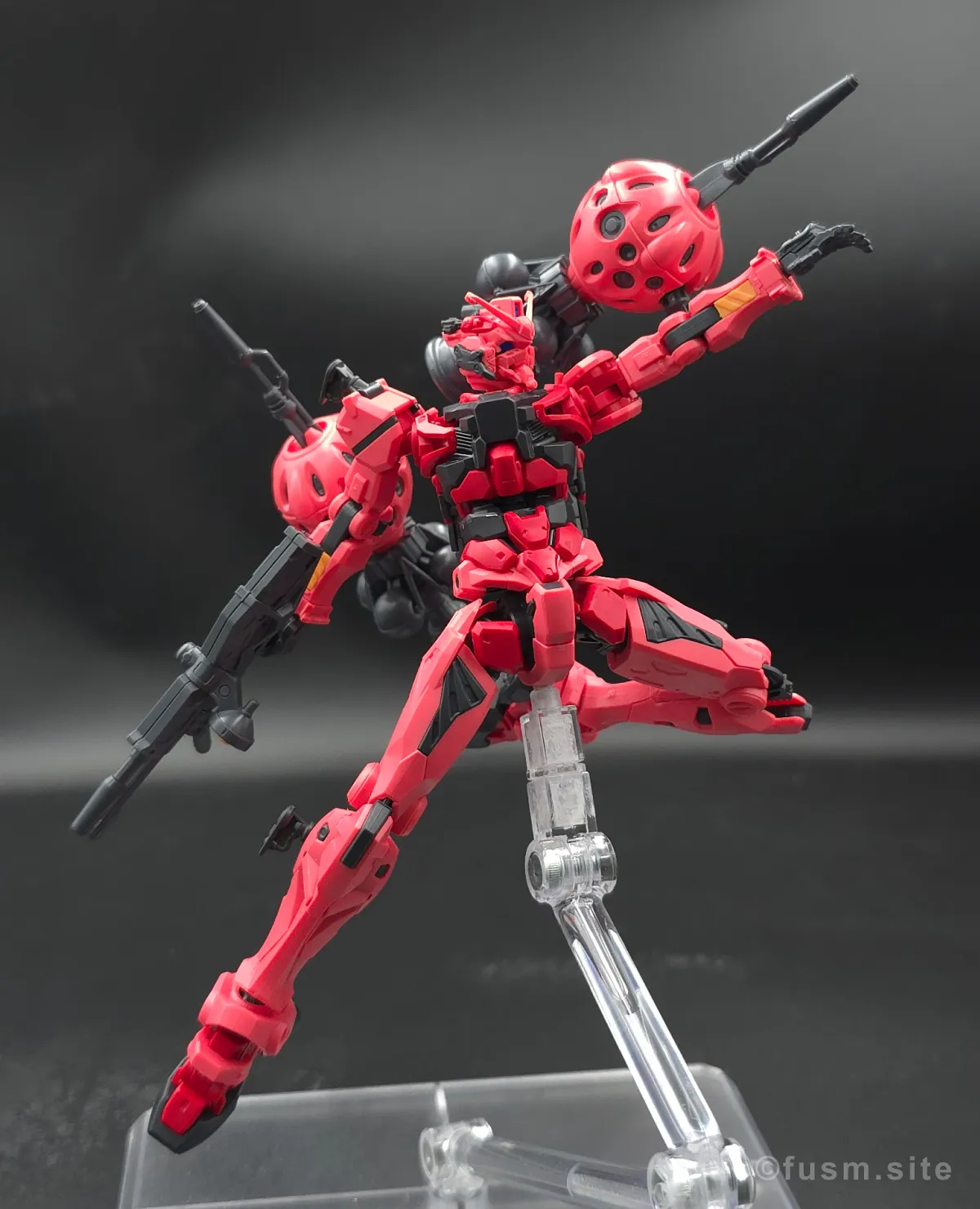 【HG 赤いガンダム レビュー】プレイバリュー激高ガンプラ! ポージング 30