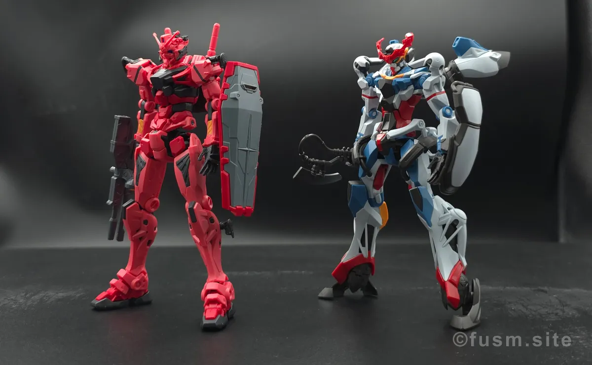 【HG 赤いガンダム レビュー】プレイバリュー激高ガンプラ! 比較 02