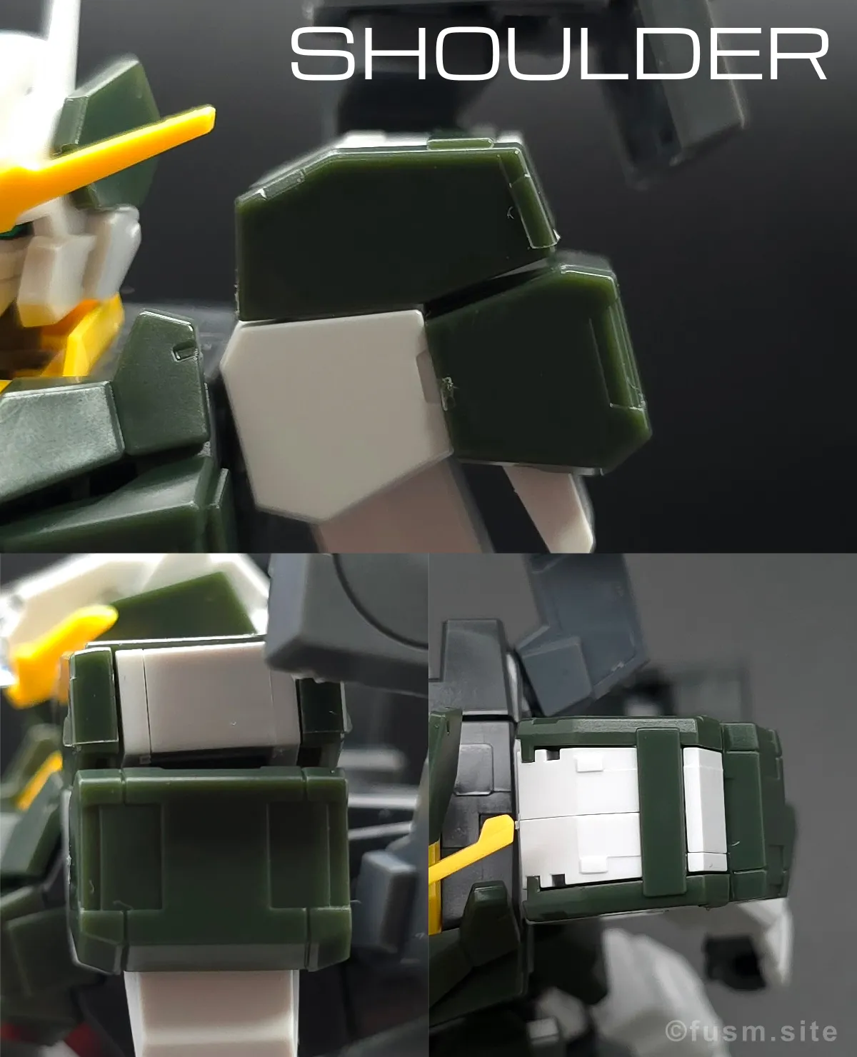 【レビュー】HG ガンダムサバーニャ(最終決戦仕様) 肩ディテール 01