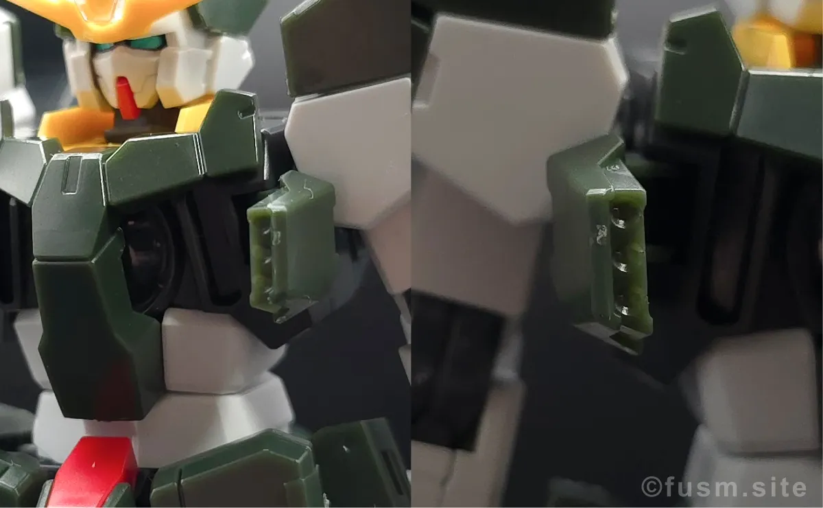 【レビュー】HG ガンダムサバーニャ(最終決戦仕様) 胴体ディテール ギミック 01