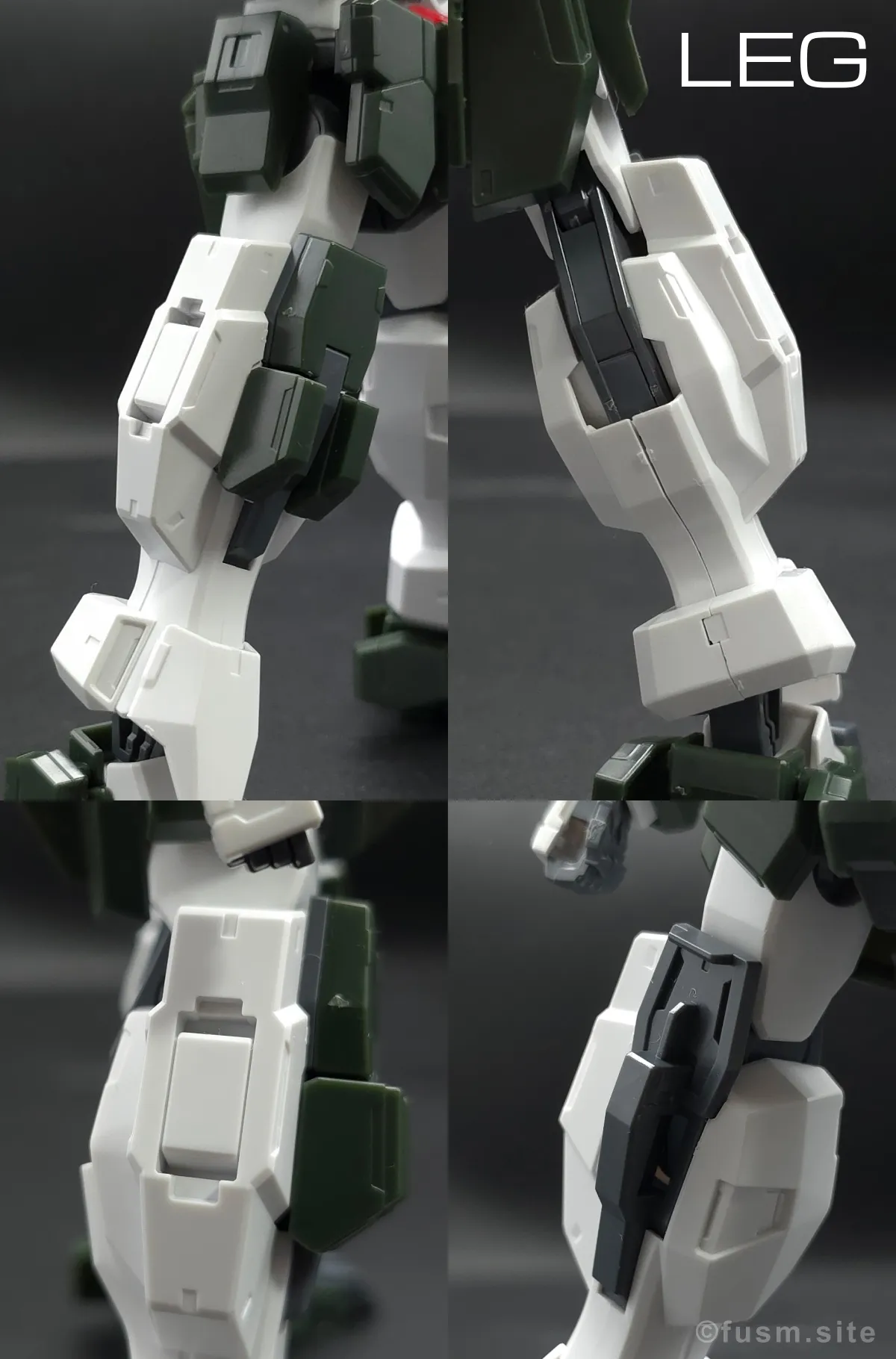 【レビュー】HG ガンダムサバーニャ(最終決戦仕様) 脚部ディテール 01