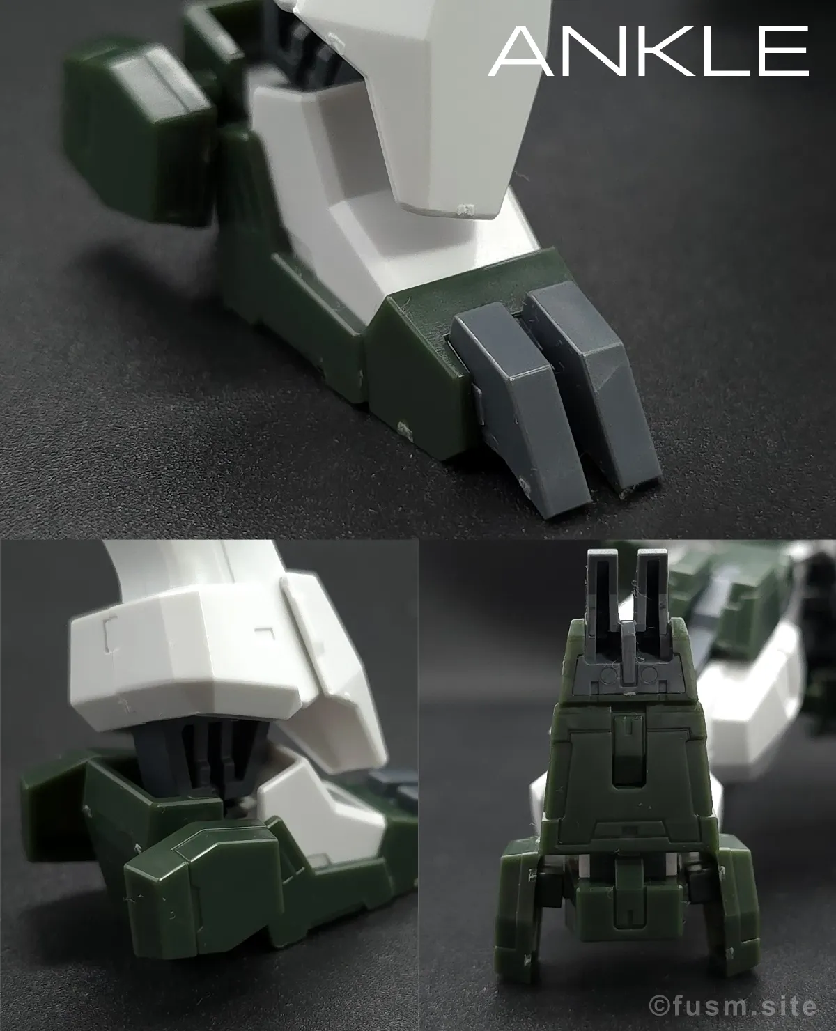 【レビュー】HG ガンダムサバーニャ(最終決戦仕様) 脚部ディテール 02